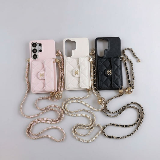 Luxury Flap Bag Case With Gold Chain