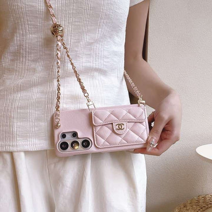 Luxury Flap Bag Case With Gold Chain
