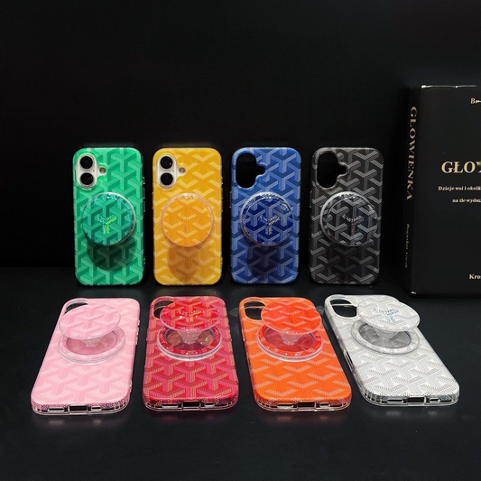 Pattern Inspired MagSafe Case with Detachable Grip
