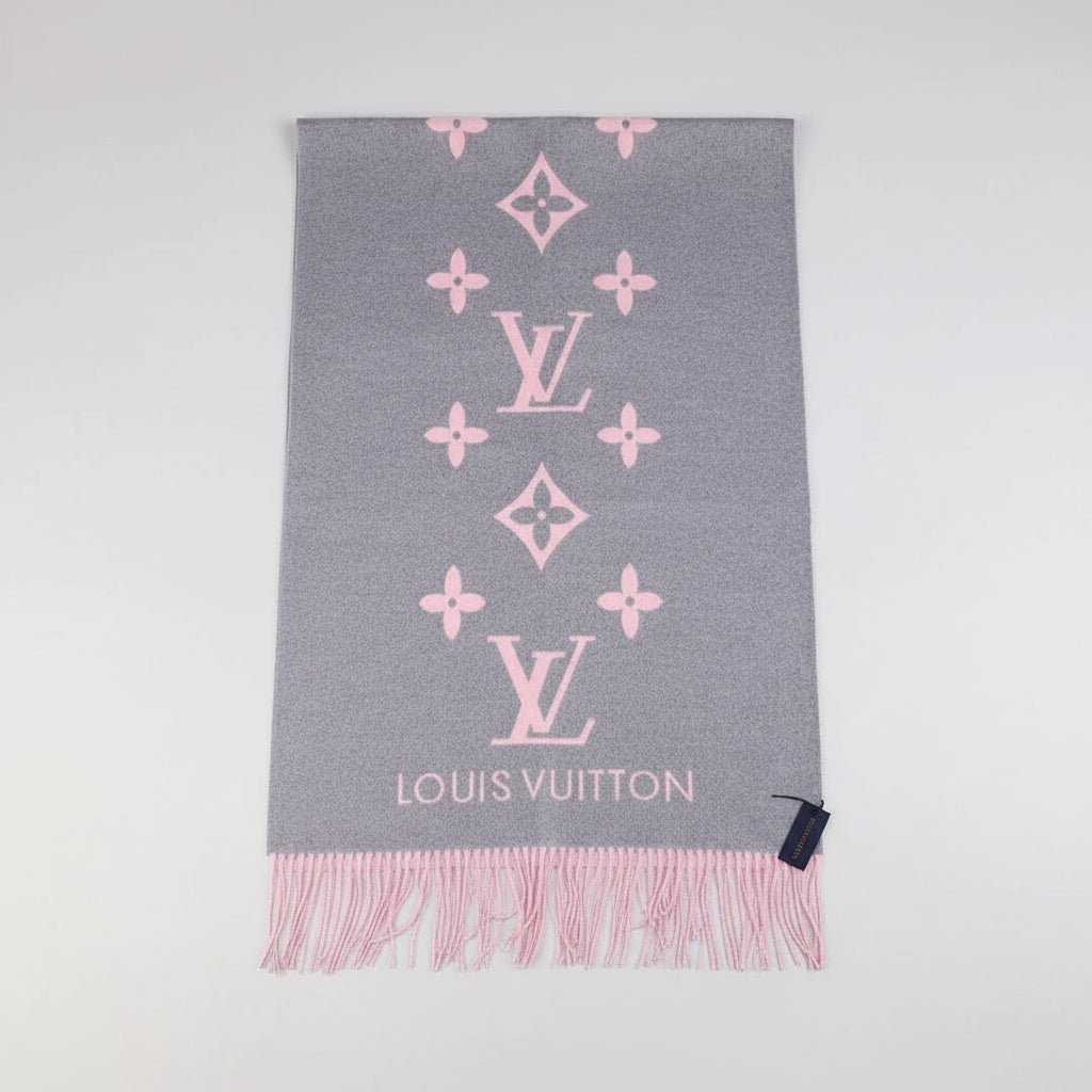 Monogram Luxury Blend Scarf Pink