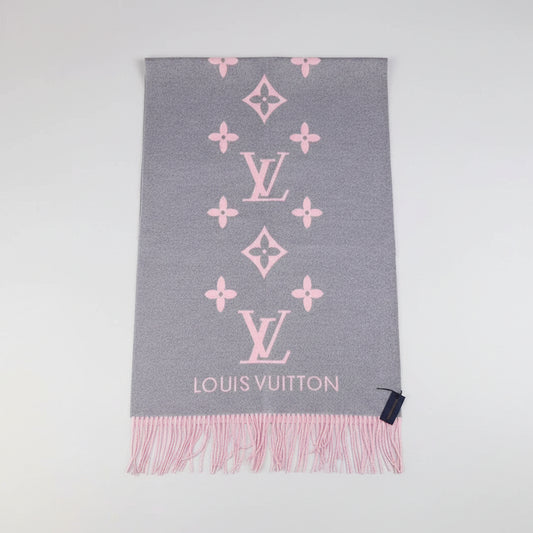 Monogram Luxury Blend Scarf Pink