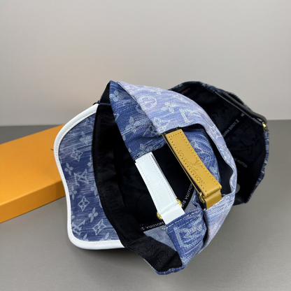 Denim Monogram Cap - 3 Styles