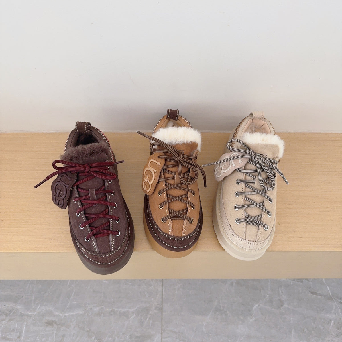 Heritage Lace Up Platform Slipper