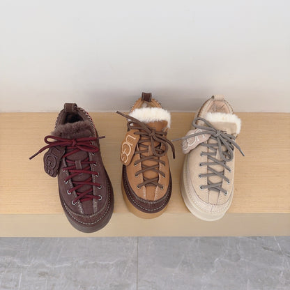 Heritage Lace Up Platform Slipper