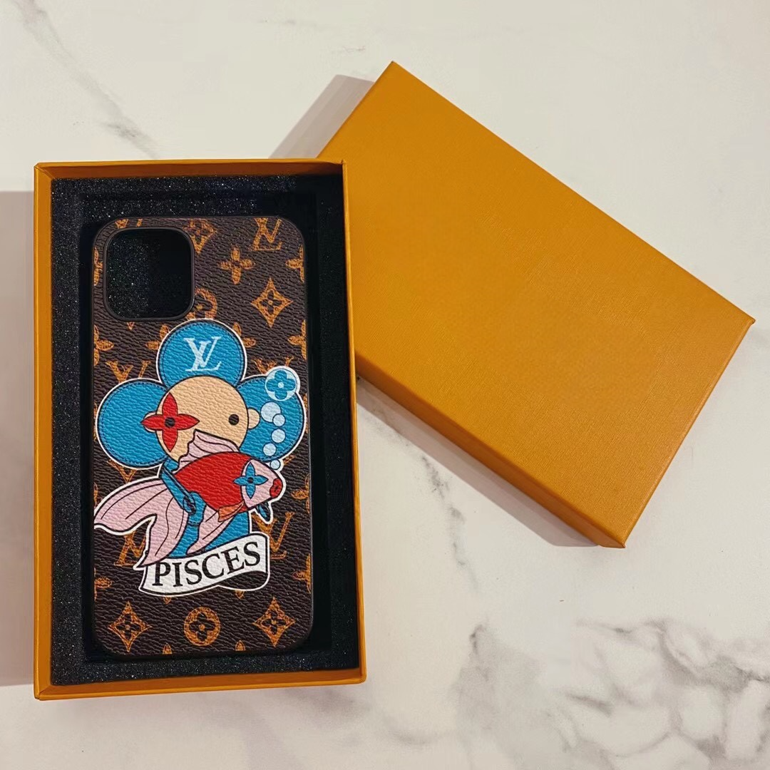 Pisces Love Painted iPhone Case