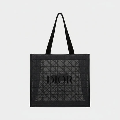 Christian Dior Mesh Tote Bag Black