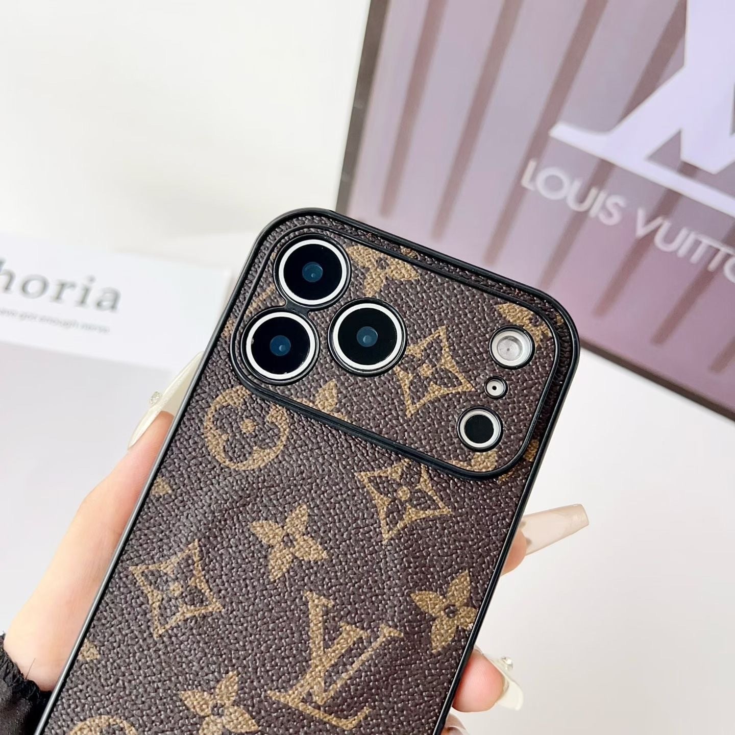 LoVe Luxe MagSafe iPhone Case - Black or Brown