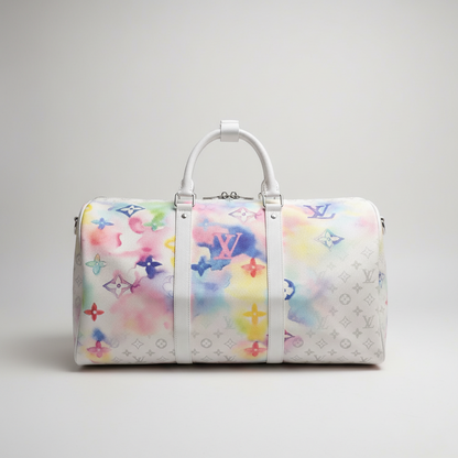 Monogram Watercolor Travel Bag 50