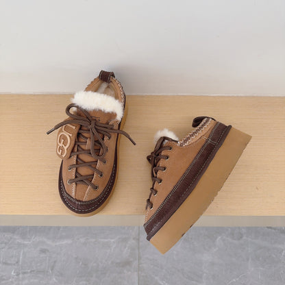 Heritage Lace Up Platform Slipper