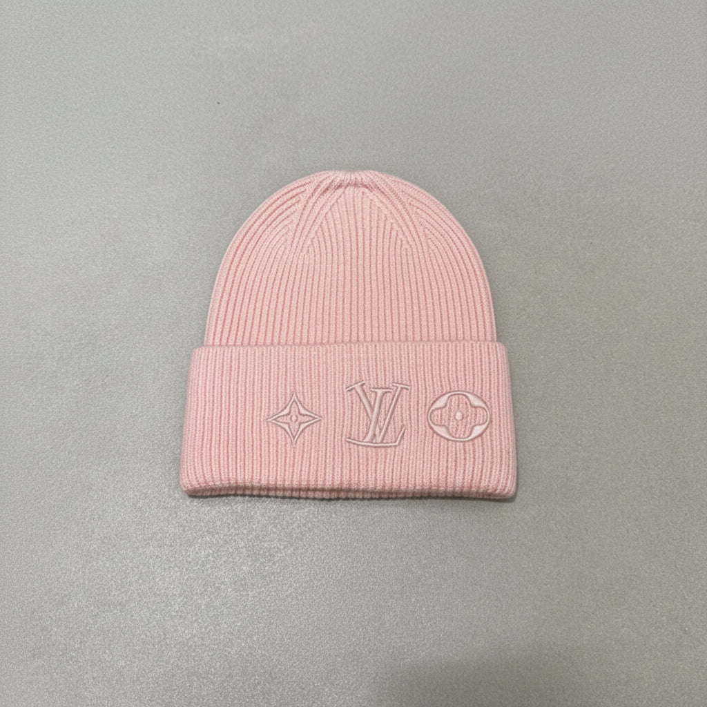 Monogram Wool Beanie Hat