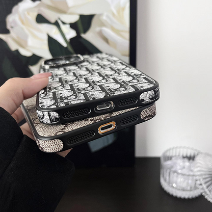 Luxe Fabric Sparkle surround iPhone case