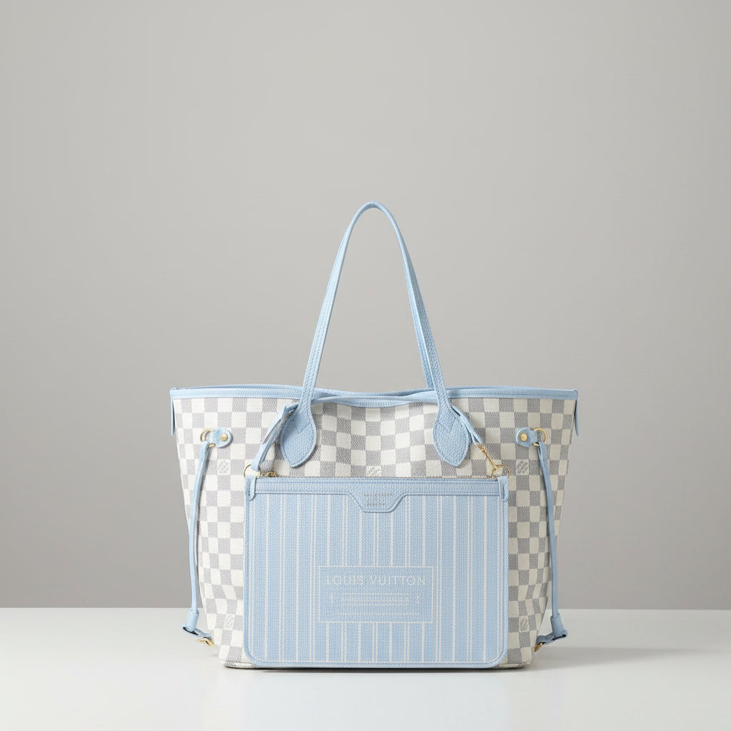 Inside Out Neverfull Bag - Light Blue