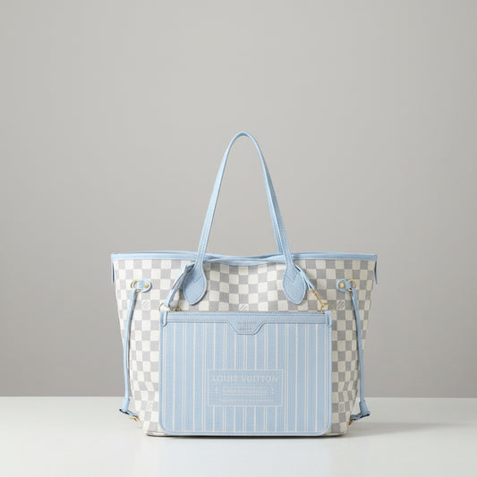 Inside Out Neverfull Bag - Light Blue