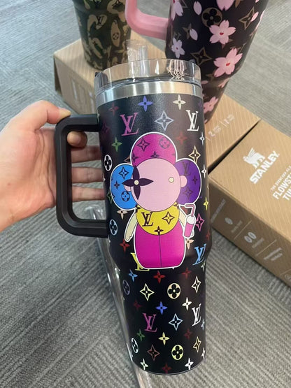 Luxury 40oz Stainless Steel Tumblers with Handle