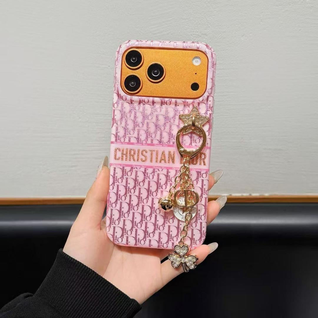 CD Luxury iPhone Case with Charm