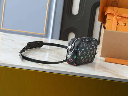 Monogram Iridescent Wearable Wallet Shoulder Bag