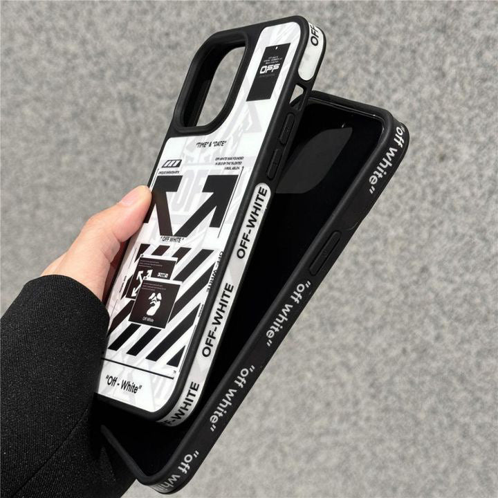 OW Black or white Streetwear iPhone Case