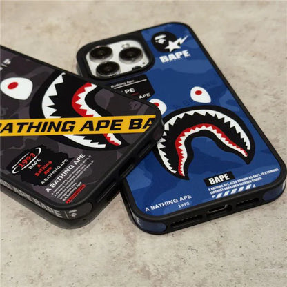 Side design Sad Face iPhone Case