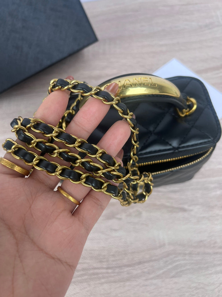 VIP Luxury Quilted Vanity Bag