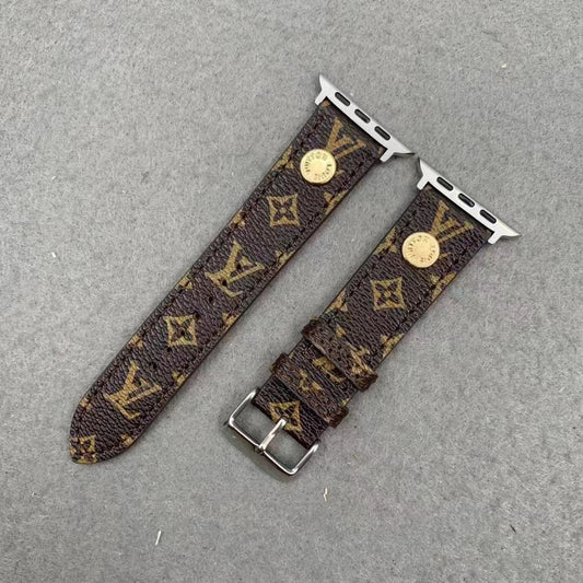 Luxury Designer Checkered Watch Strap