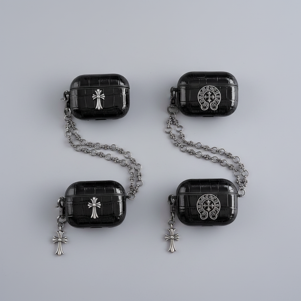 CR Heart Crocodile AirPod Case