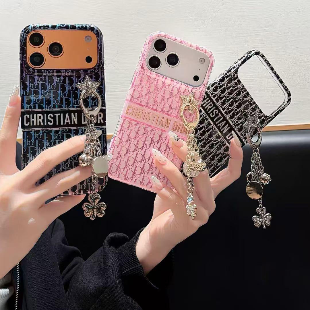 CD Luxury iPhone Case with Charm