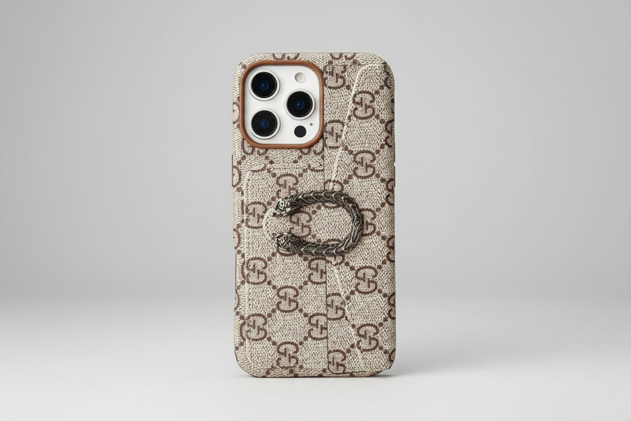 Luxury Horseshoe Card holder Phone Case