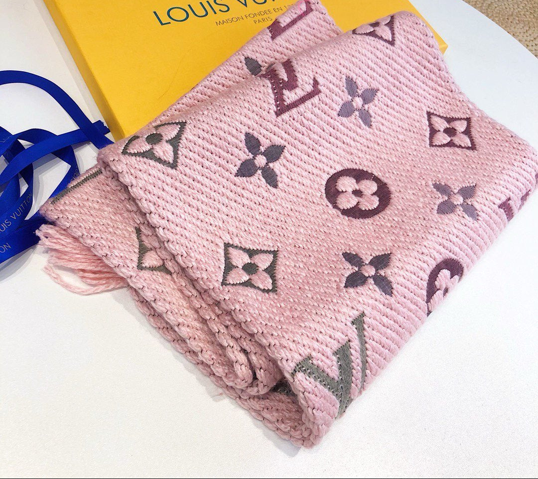 Monogram Multicolor Wool Blend Scarf