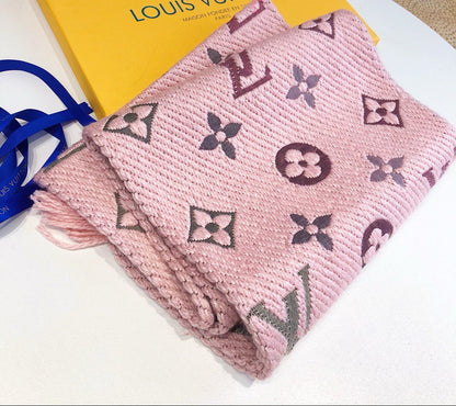 Monogram Multicolor Wool Blend Scarf