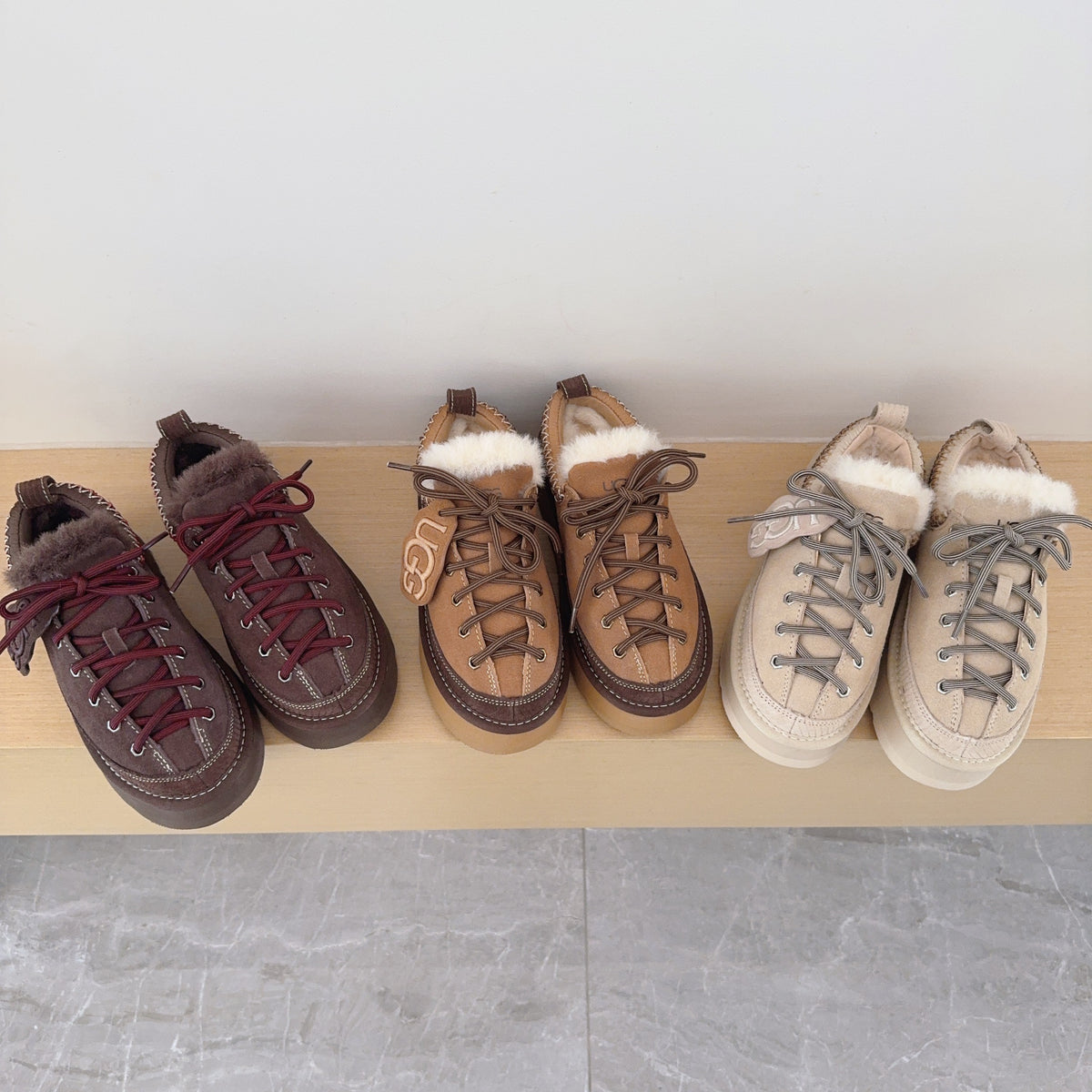 Heritage Lace Up Platform Slipper