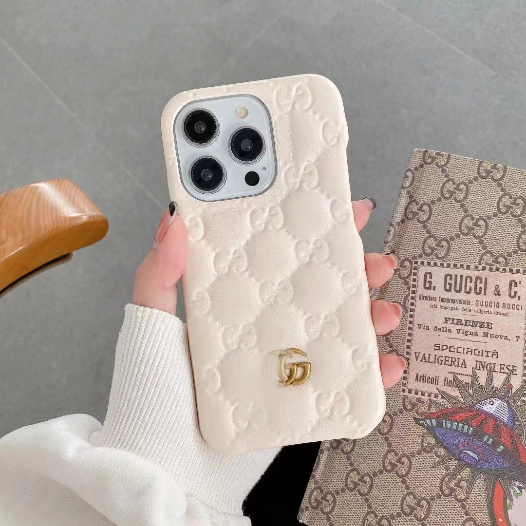 Embossed G iPhone Case