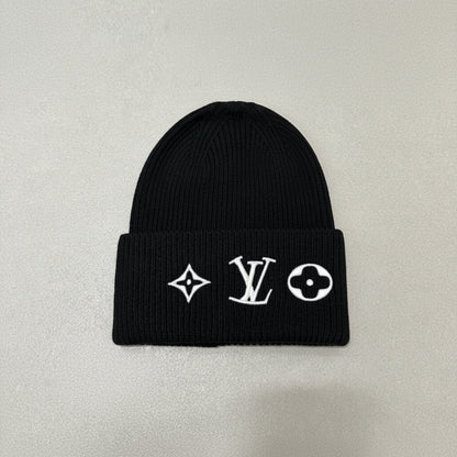 Monogram Wool Beanie Hat