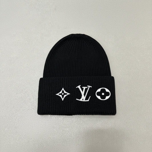 Monogram Wool Beanie Hat