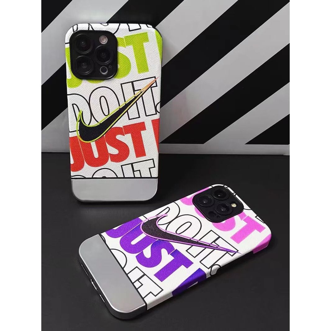 Pink or Green Just Do It iPhone case