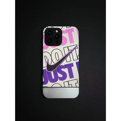 Pink or Green Just Do It iPhone case