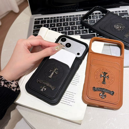 Streetwear CH Design iPhone Case with Card Holder