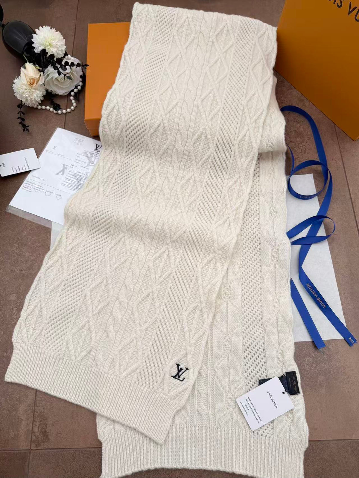 Monogram Luxury Cashmere Scarf