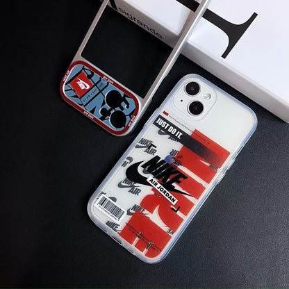 Two in One Swoosh Design iPhone Case