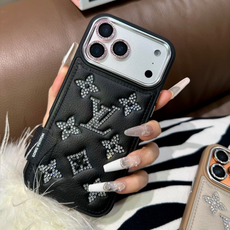Luxe Crystal Monogram  iPhone Case