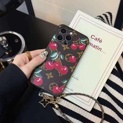 Cherry Pop + Detachable Charm  iPhone case