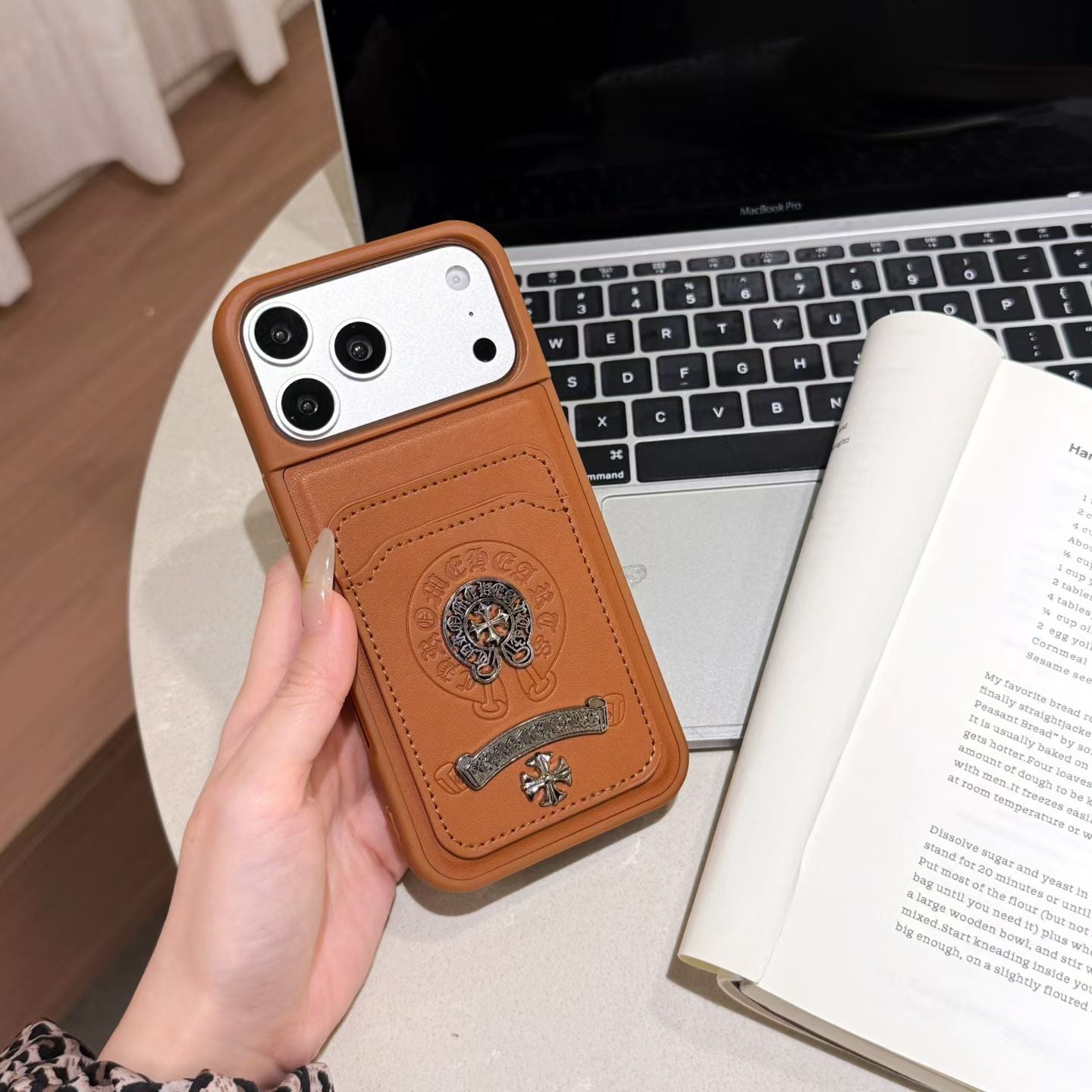 Streetwear CH Design iPhone Case with Card Holder