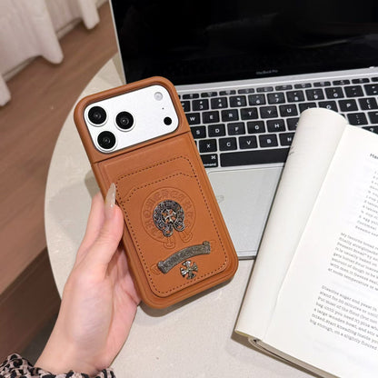 Streetwear CH Design iPhone Case with Card Holder