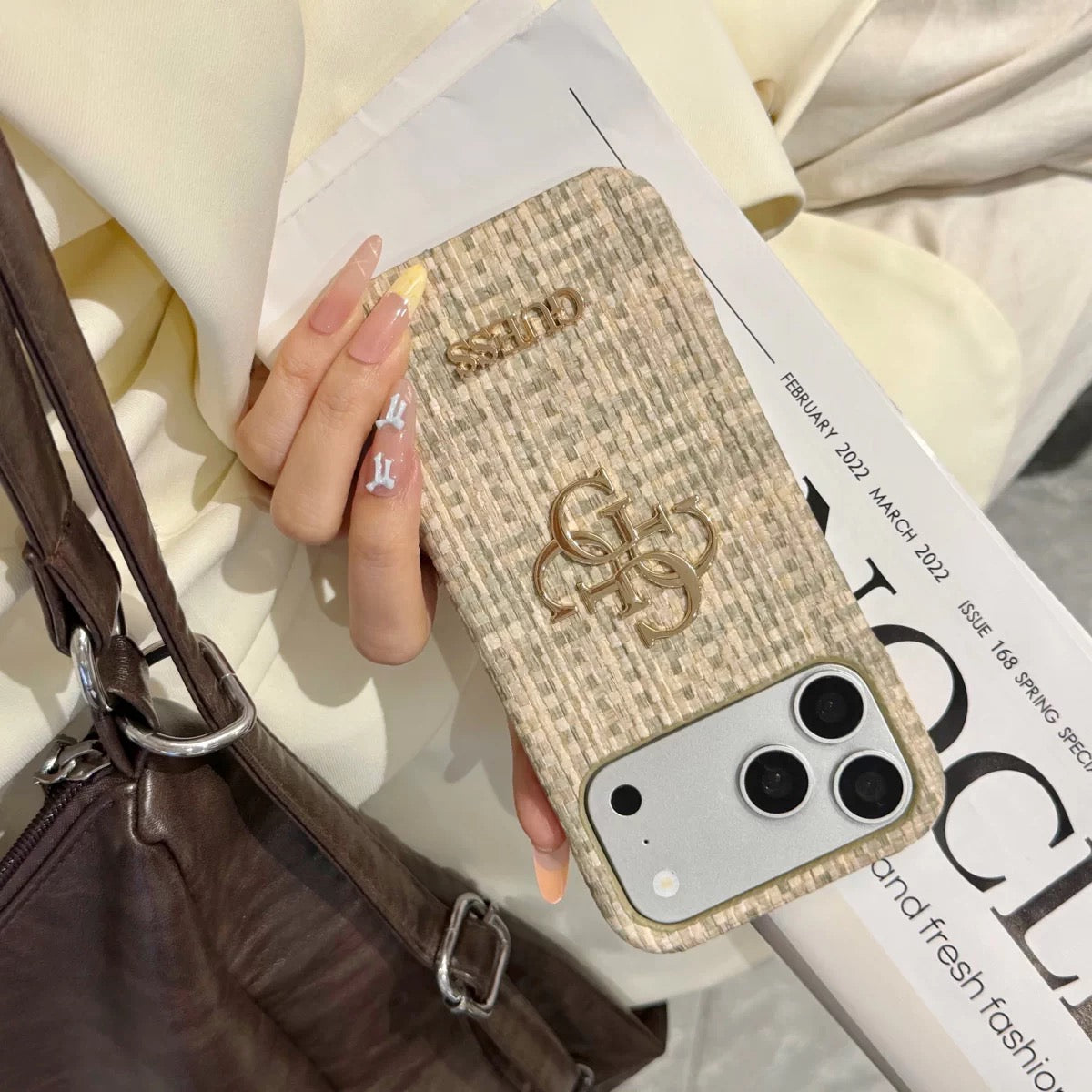 Monogram Tweed iPhone Case