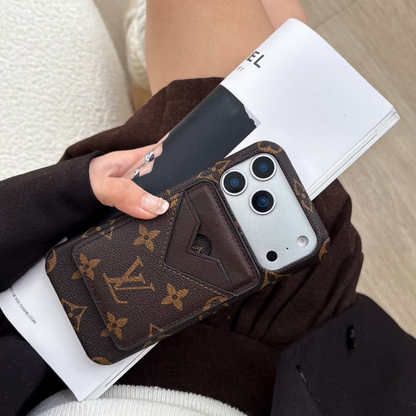 LV Luxe Monogram MagSafe Case & Card Holder