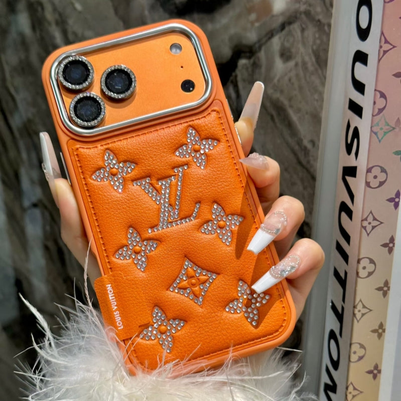 Luxe Crystal Monogram  iPhone Case