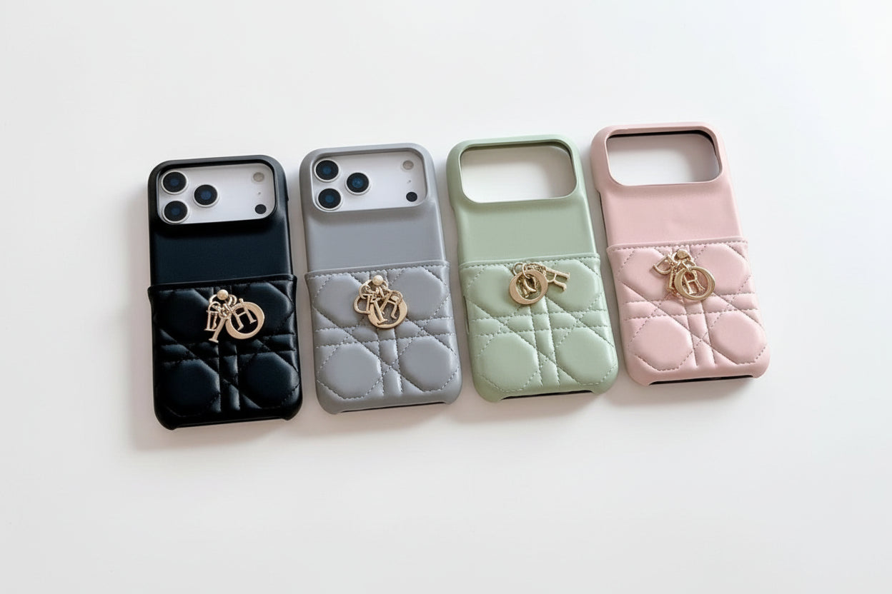 Quilted Cannage Charm Case