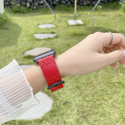 Luxury G Embossed Apple Watch Strap