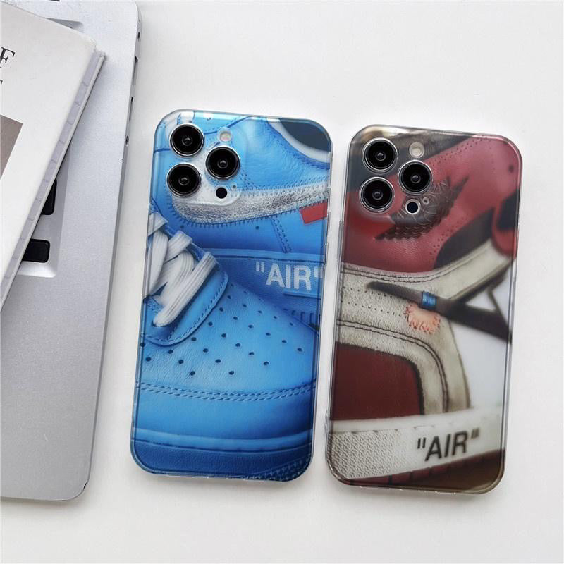UNC Blue or Chicago Red Off White iPhone case