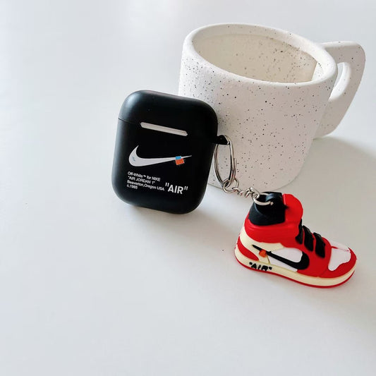 Chicago Red OW Mini Sneaker  AirPod Case