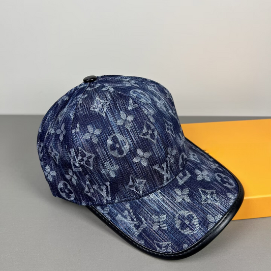 Denim Monogram Cap - 3 Styles